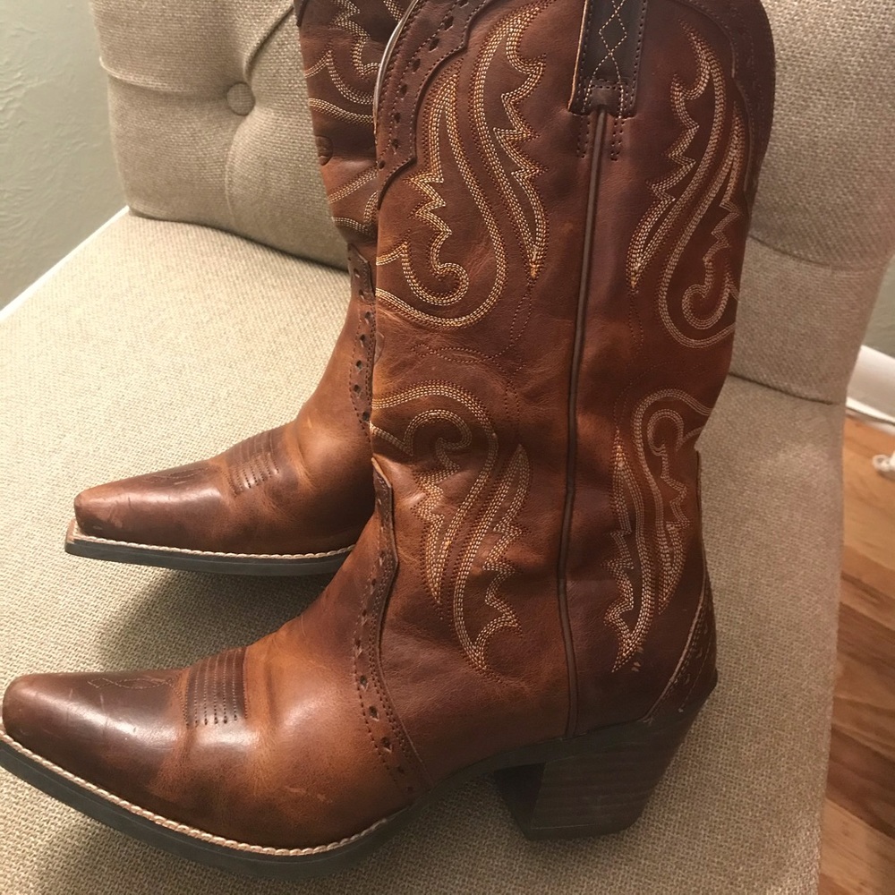 Genuine Leather Cowboy Boots
